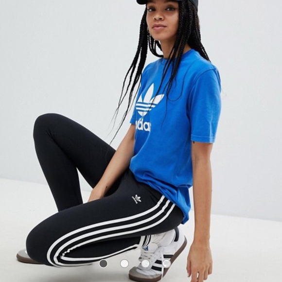 adidas 3 stripe leggings outfit